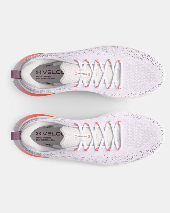 Women's UA Velociti 3 Running Shoes in White image number 2